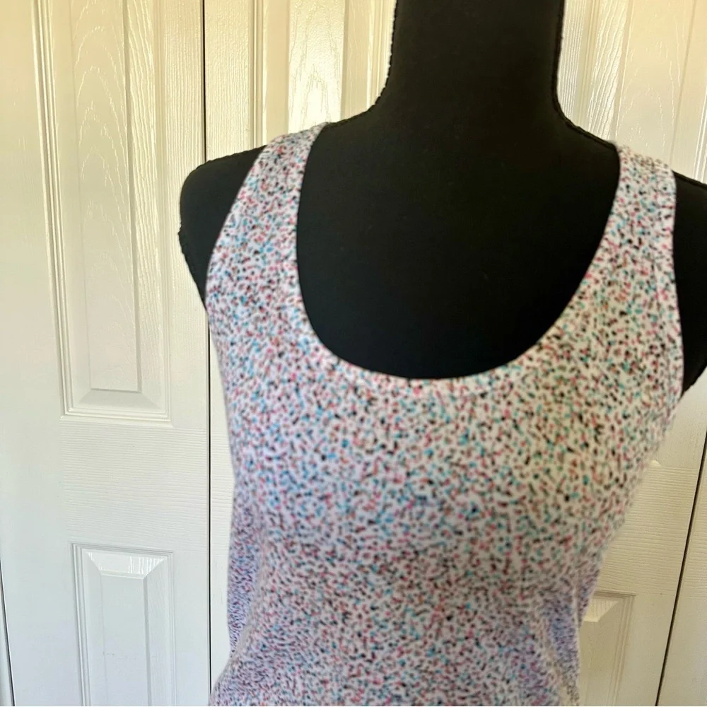 Nike Dri-Fit Print Racerback Tank Top Women Athletic Workout Shirt Size XS
